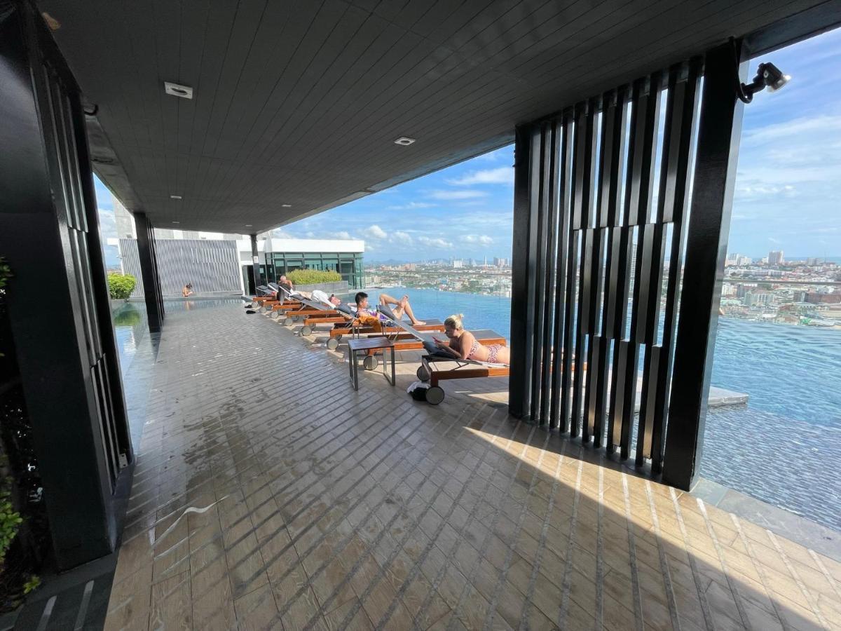 Best Location Condo With Swimming Pool, Gym, Sauna, Washing Mashine, Fast Internet In Central Of Pattaya Extérieur photo