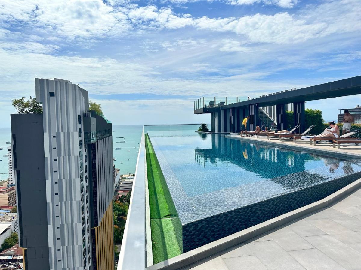 Best Location Condo With Swimming Pool, Gym, Sauna, Washing Mashine, Fast Internet In Central Of Pattaya Extérieur photo