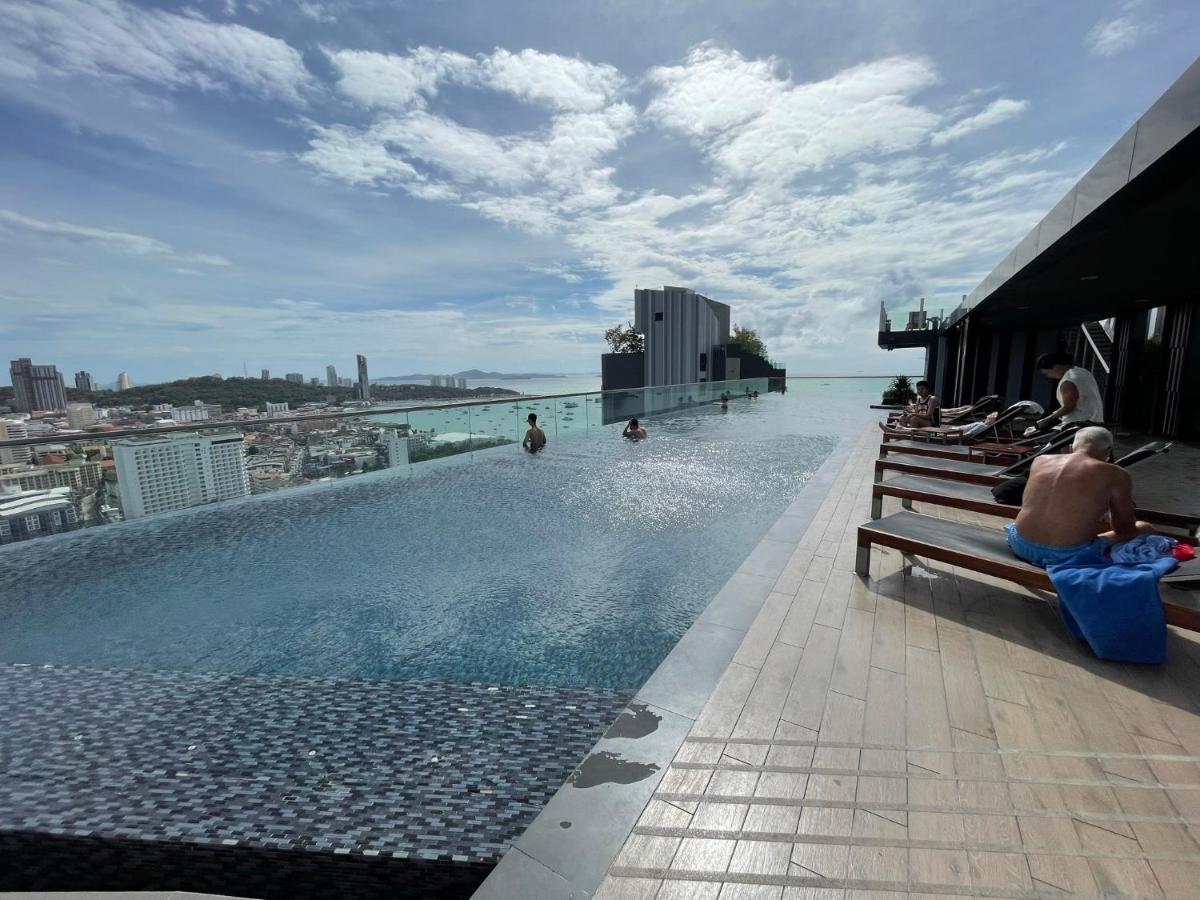 Best Location Condo With Swimming Pool, Gym, Sauna, Washing Mashine, Fast Internet In Central Of Pattaya Extérieur photo