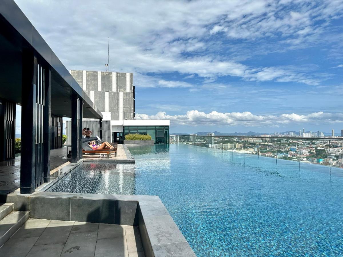 Best Location Condo With Swimming Pool, Gym, Sauna, Washing Mashine, Fast Internet In Central Of Pattaya Extérieur photo